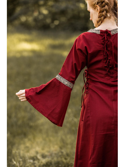 Trollfelsen Leonardo Carbone Bordüre Kleid Sophie Rot _9_